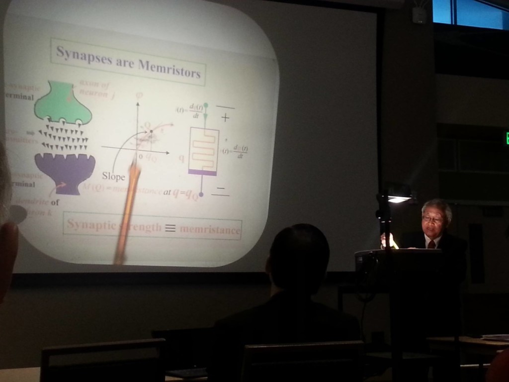 Dr. Leon Chua talking Memristors and Synapses