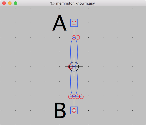 ltspice knowm memristor symbol