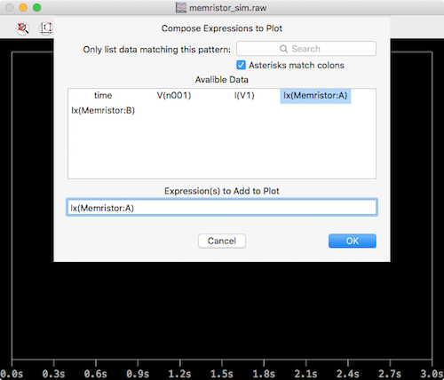 ltspice memristor current