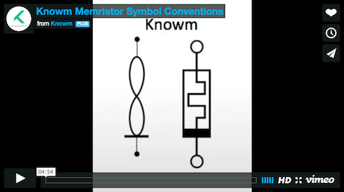 Memristor Symbol Conventions